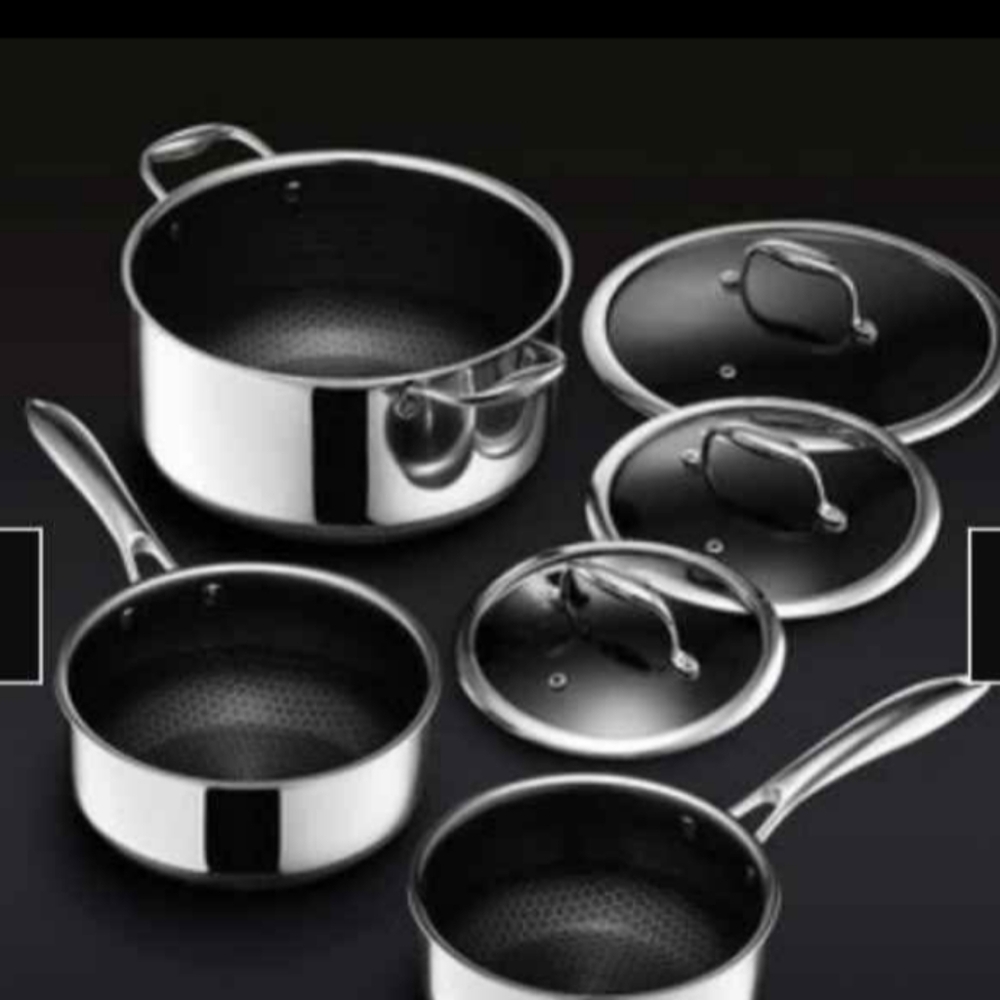 Hexclad 6 Piece Pot Set